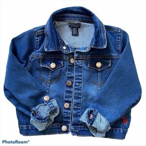 U.S. POLO ASSN. Classic Denim Jacket Girls 8/10